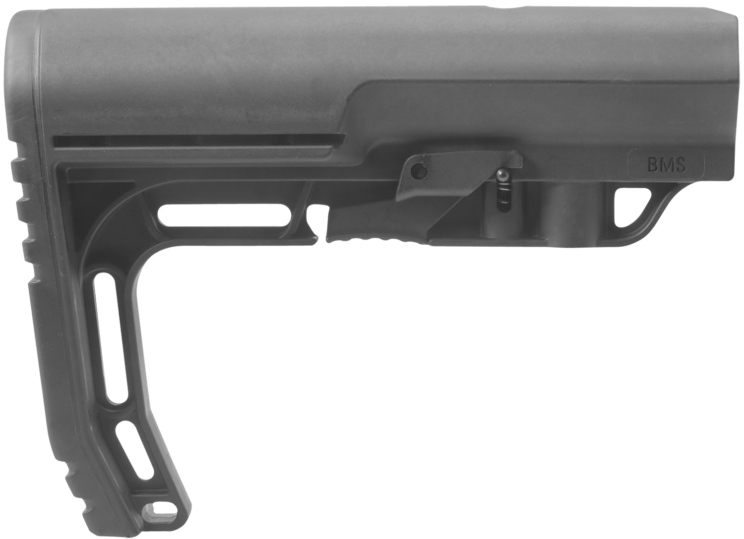 MFT BMS Battlelink Minimalist Synthetic Collapsible Buttstock Black for AR-15 M16 M4 Commercial Spec Tube