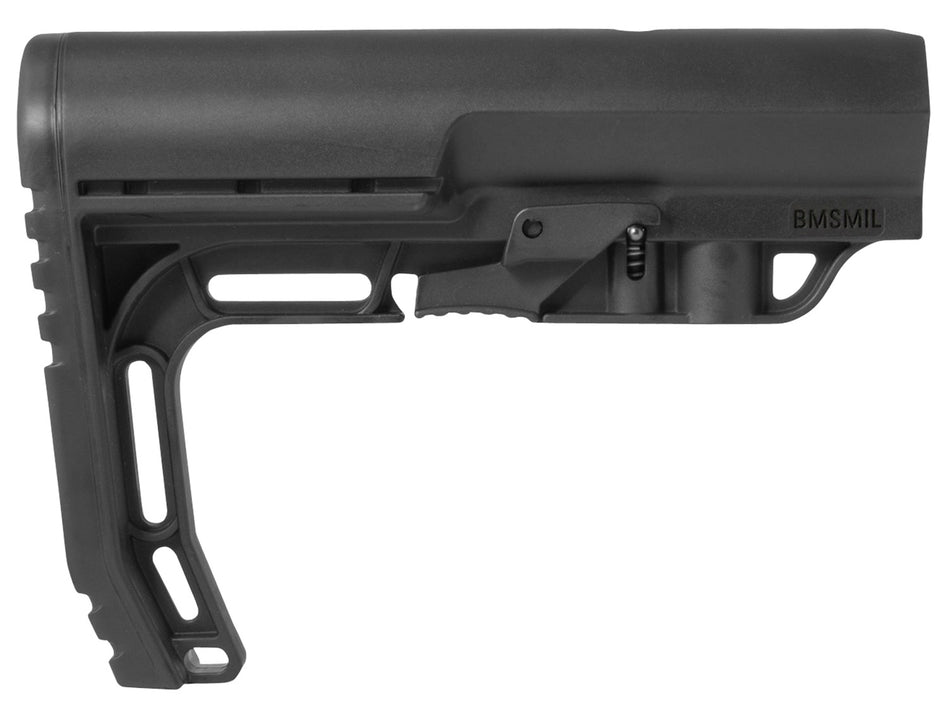 MFT BMSMIL Battlelink Minimalist Synthetic Collapsible Buttstock Black AR-15 M4 Mil-Spec Buffer Tube