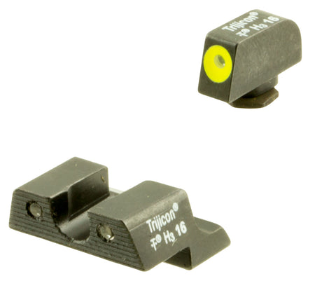 Trijicon HD Night Sights Yellow Outline Front & Black Outline Rear for Glock 42/43 Small Frame