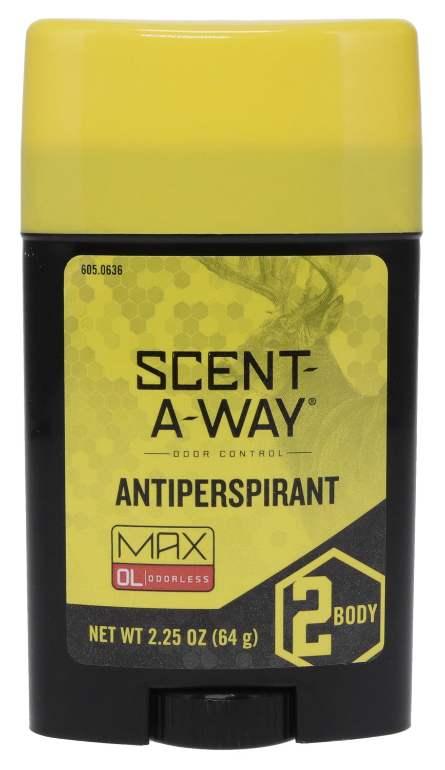 Hunters Specialties Scent-A-Way MAX Odor Eliminating Deodorant Stick 2.25oz