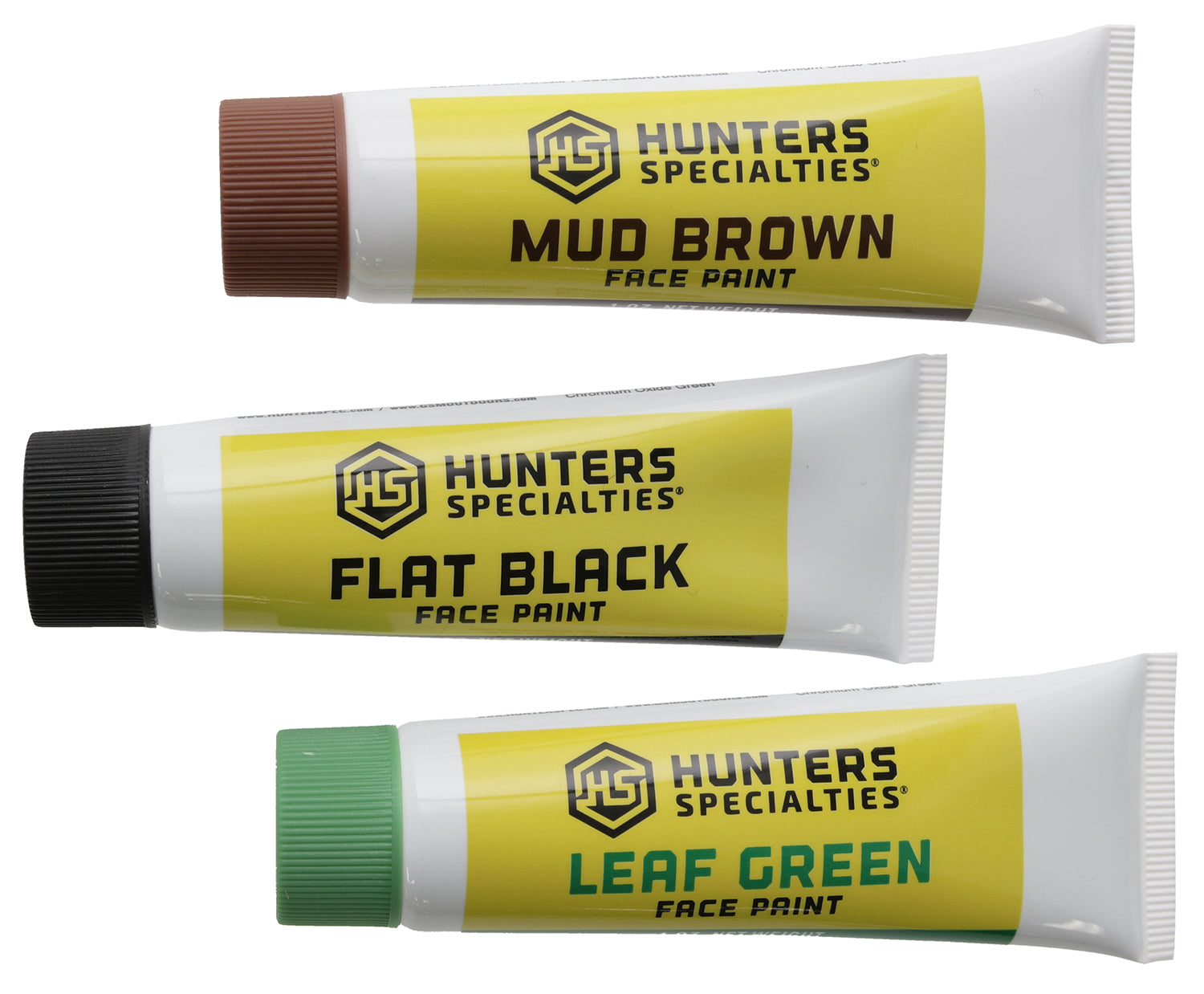 Hunters Specialties 00268 3-Tube Woodland Camo Creme Makeup Hunting Face Paint