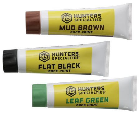 Hunters Specialties 00268 3-Tube Woodland Camo Creme Makeup Hunting Face Paint