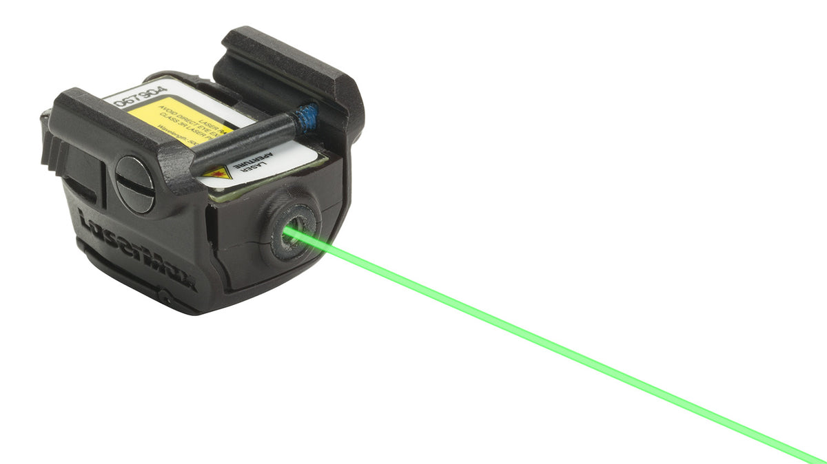 LaserMax Micro II Compact Green Laser Sight for Picatinny/Weaver Rails Black