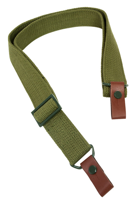 NcStar AAKS Military OEM Canvas Sling OD Green 42" OAL for AK/SKS Rifles