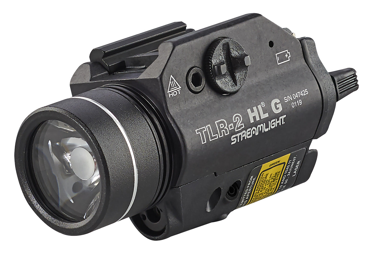 Streamlight 69265 TLR-2 HL G Rail-Mount Tactical Light Black 1000 Lumen White LED Red Laser