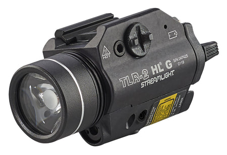 Streamlight 69265 TLR-2 HL G Rail-Mount Tactical Light Black 1000 Lumen White LED Red Laser