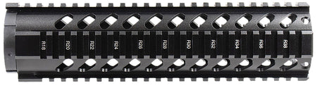 Aim Sports MT061 AR-15 Mid-Length 10" Aluminum Free Float Handguard with Picatinny Quad Rail Black