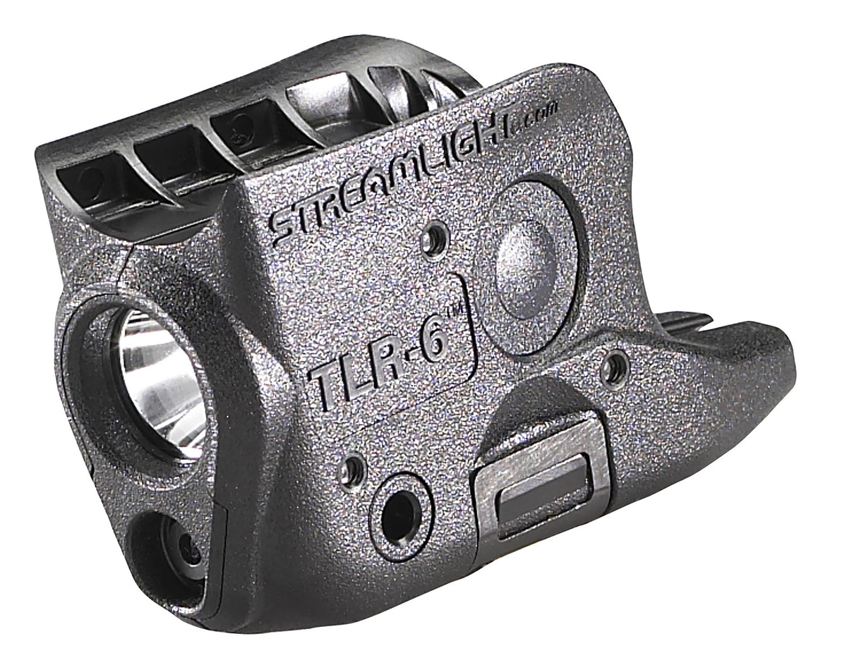 Streamlight 69270 TLR-6 Subcompact Weapon Light Black 100 Lumens White LED/Red Laser Glock 43