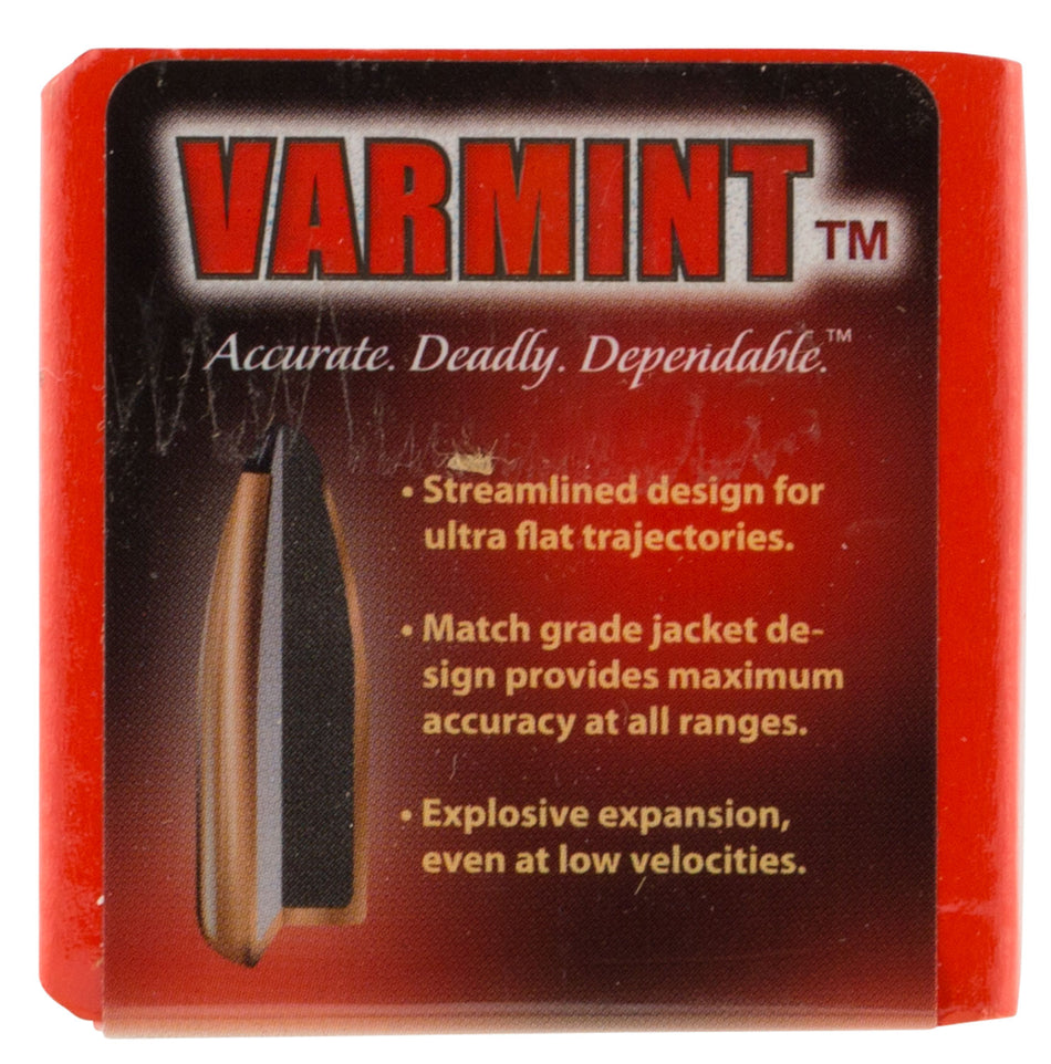 Hornady 2240 Traditional Varmint .224 Diameter 50 Grain Spire Point Bullets 100 Per Box