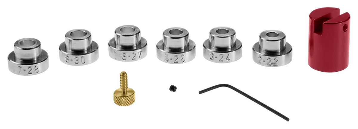 Hornady Lock-N-Load Comparator Body & 14 Inserts Reloading Tool