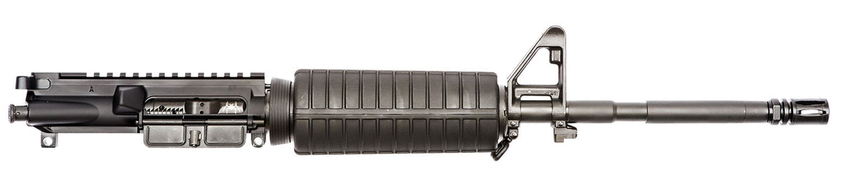 Spikes Tactical 5.56x45mm NATO Complete Upper STU5025M4S, 16" M4 Barrel, Double Heat Shield Handguard, A2 Flash Hider