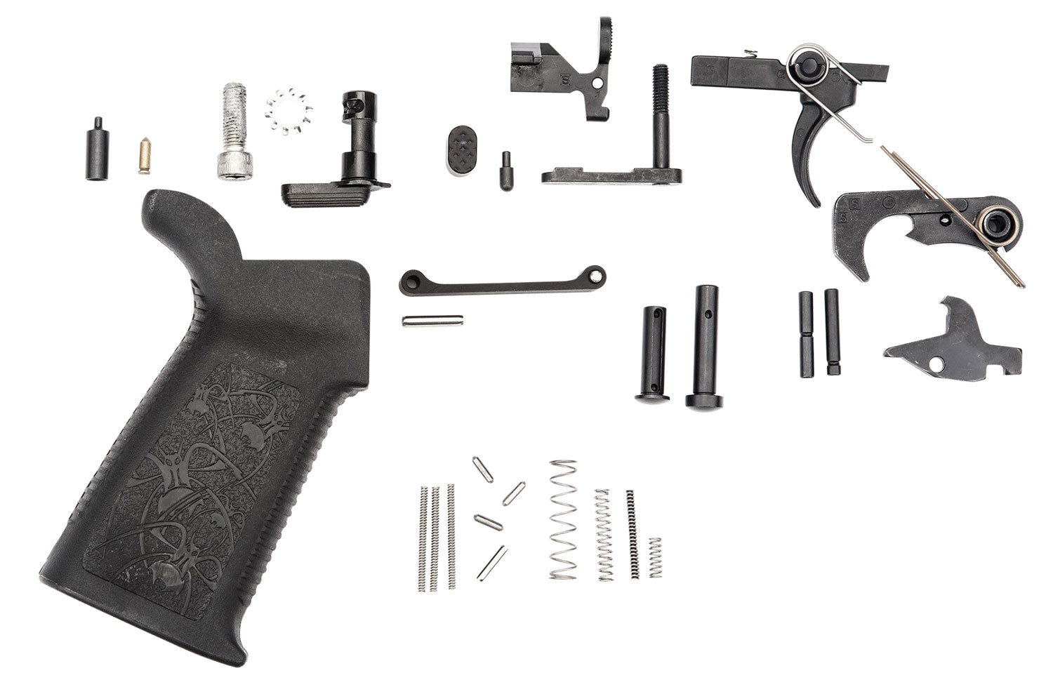 Spikes Tactical SLPK101 AR-Platform Multi-Caliber Lower Parts Kit with Stainless Steel Pins
