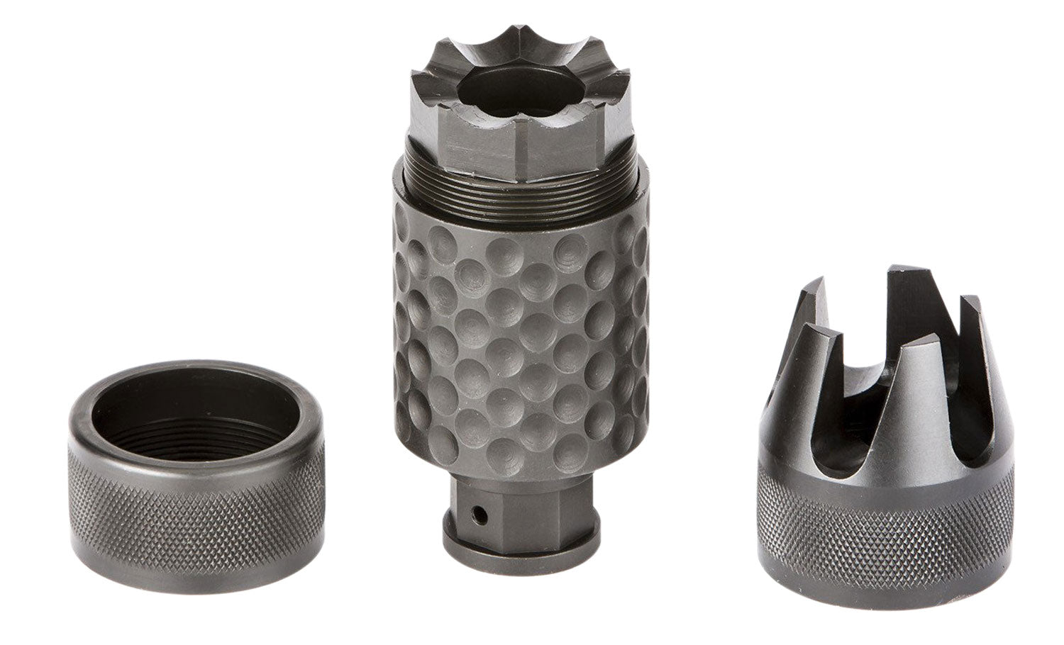 Spikes Tactical SAKB0100 Barking Spider 2 Muzzle Brake 5.56 NATO 4140 Chromoly Black Nitride 1/2-28