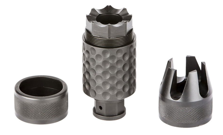 Spikes Tactical SAKB0100 Barking Spider 2 Muzzle Brake 5.56 NATO 4140 Chromoly Black Nitride 1/2-28