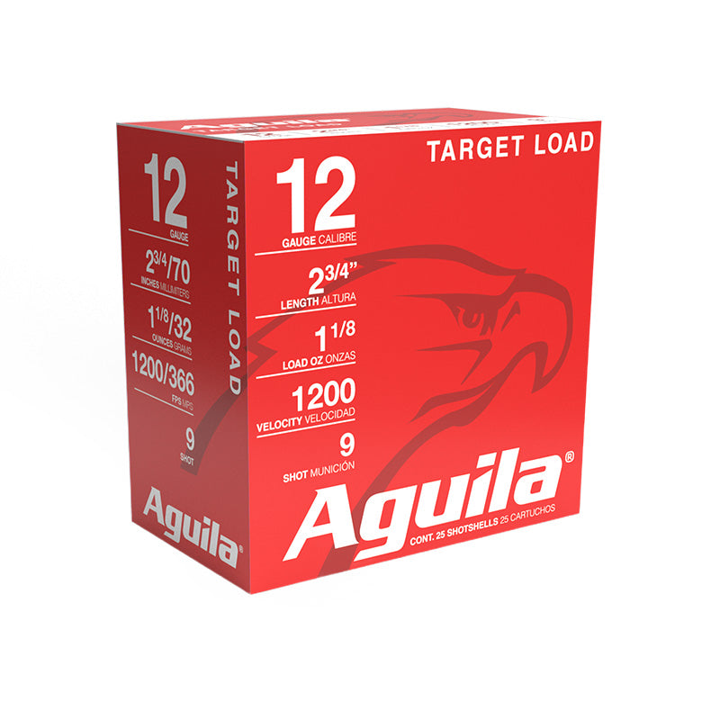 Aguila 12 Gauge Shotgun Ammo Competition 2.75 in 1-1/8 oz #9