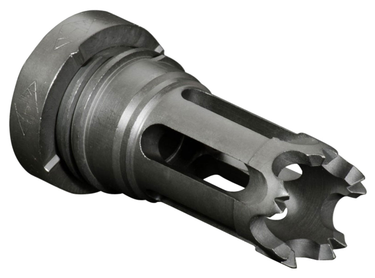 Yankee Hill Machine 310228A Phantom QD Flash Hider 5-Port Black Phosphate Steel 1/2"-28 TPI 5.56 NATO
