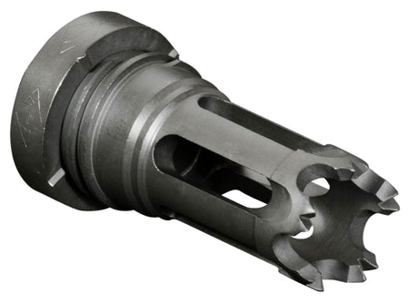 Yankee Hill Machine 310228A Phantom QD Flash Hider 5-Port Black Phosphate Steel 1/2"-28 TPI 5.56 NATO
