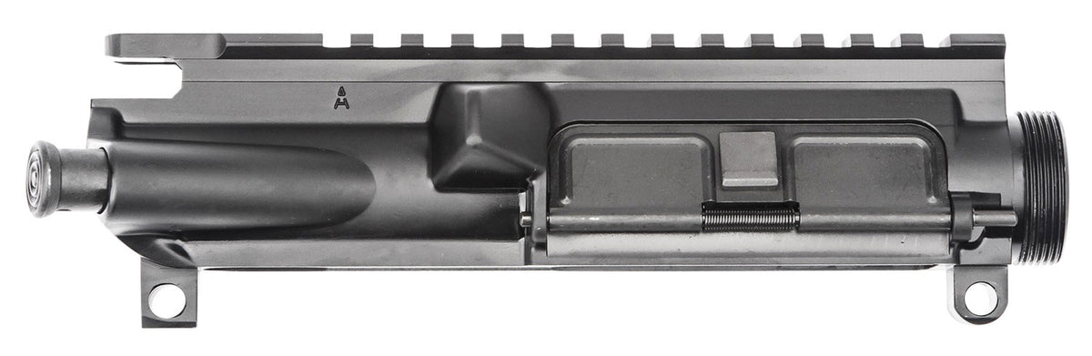 Spikes Tactical Flat Top Stripped Upper Receiver SFT50M4 Multi-Caliber M4, 7075-T6 Aluminum, Black Anodized Finish