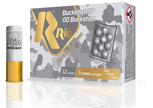 RIO Ammunition Royal Buck 12 Gauge 2.75in 00 Buckshot 9 Pellets