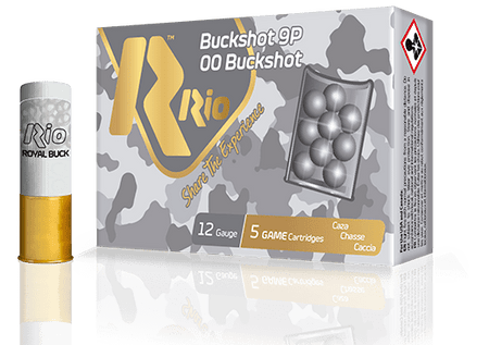 RIO Ammunition Royal Buck 12 Gauge 2.75in 00 Buckshot 9 Pellets