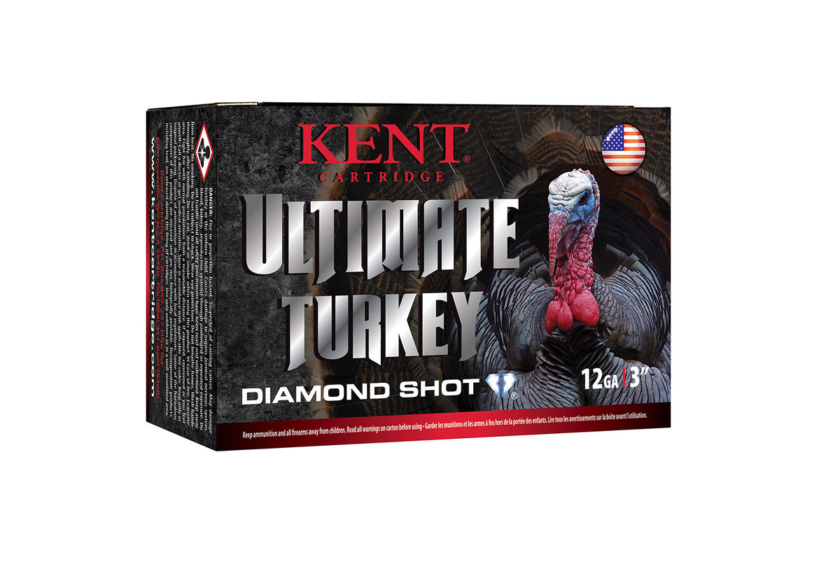 Kent Cartridge C123TK505 Ultimate Turkey 12 Gauge 3" 1-3/4oz 5 Shot 1310 fps 656308990552