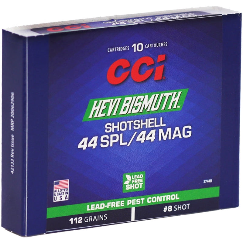 CCI .44 S&W Special #8 112 grain Shotshell ammunition