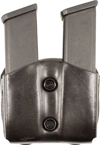 DeSantis OWB Double Mag Pouch Leather Black for Sig P365
