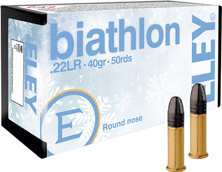 Eley .22 Long Rifle Biathlon Club 40 grain Round Nose ammunition