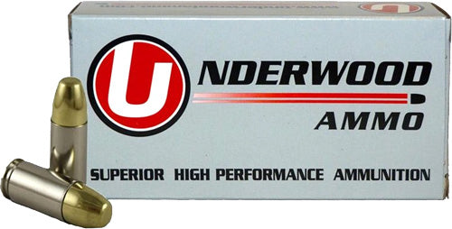 Underwood Ammo 9mm Luger / Parabellum +P+ 147 grain Full Metal Jacket ammunition
