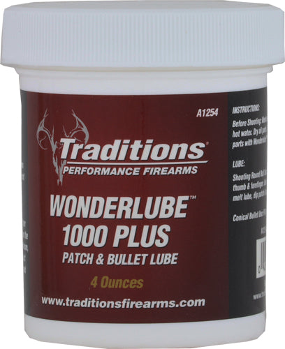 Traditions EZ Lube 1000 Patch Bullet Lubricant Paste 4 Ounce