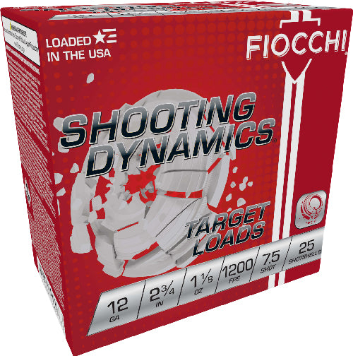 Fiocchi 12SD18H7   12 Gauge 2.75" 1-1/8oz 7.5 Shot 1200 FPS. 762344852829