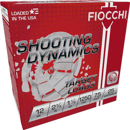 Fiocchi 12SD18X7   12 Gauge 2.75" 1-1/8oz 7.5 Shot 1250 FPS. 762344856438