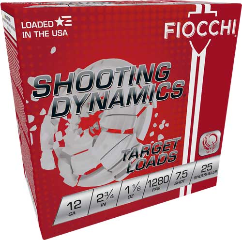 Fiocchi 12SDHV75   12 Gauge 2.75" 1-1/8oz 7.5 Shot 1280 FPS. 762344865386