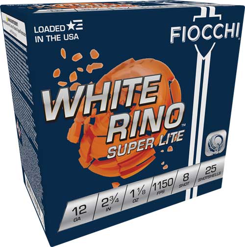 Fiocchi 12WRSL8   12 Gauge 2.75" 1-1/8oz 8 Shot 1150 FPS. 762344865058