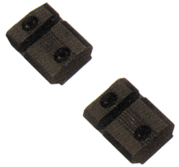 Traditions Black 2-Piece Mount Bases for Bolt In-Line Rifles