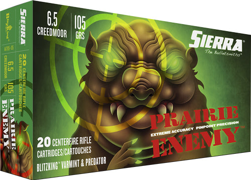 Sierra Prairie Enemy BlitzKing Polymer Tip 105 Grain 6.5mm Creedmoor  604544665345