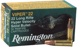 Remington Viper High Velocity Truncated Cone Solid 36 Grain .22 Long Rifle 1410 fps 047700000602