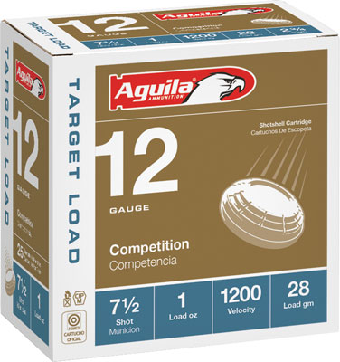 Aguila 12 Gauge Shotgun Ammo Competition 2.75 in 1 oz #7.5