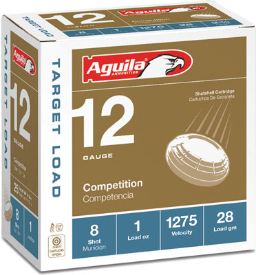 Aguila 12 Gauge Shotgun Ammo Competition 2.75 in 1 oz #8