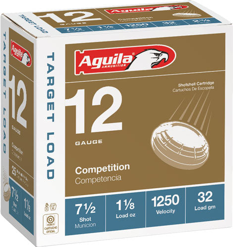 Aguila 12 Gauge Shotgun Ammo Competition 2.75 in 1-1/8 oz #7.5