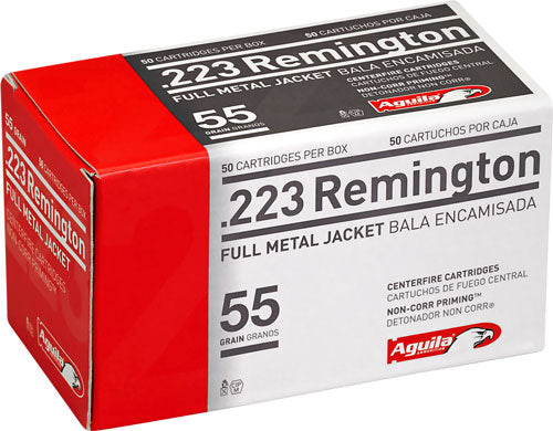 Aguila .223 Remington Target & Range 55 grain Full Metal Jacket ammunition