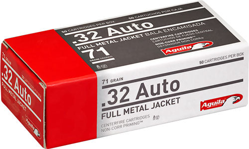 Aguila Target & Range Full Metal Jacket 71 Grain .32 ACP 905 fps 640420003023
