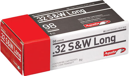 AGUILA 32 S&W Long (Colt New Police) 98GR LEAD RN-50RD 20BX/CS