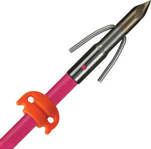 AMS Bowfishing Pink Fiberglass Arrow Chaos Stainless Point