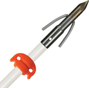 AMS Bowfishing White Fiberglass Arrow Chaos Stainless Point