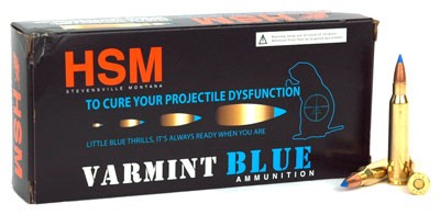 HSM Varmint Sierra BlitzKing 54 Grain .223 Remington 3120 fps 810742022846