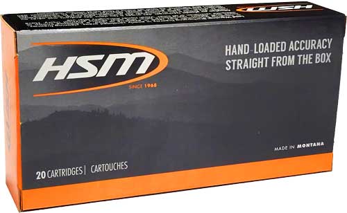 HSM .223 WSSM V-Max 55 grain Jacketed Hollow Point ammunition