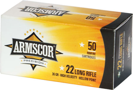 Armscor .22 Long Rifle High Velocity HP 36 Grain