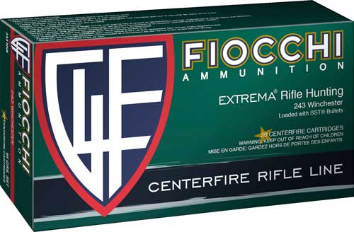 Fiocchi Hyperformance Super Shock Tip 95 Grain .243 Winchester 2950 fps 762344704241