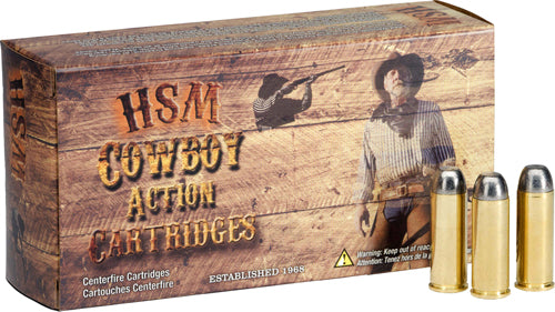 HSM .25-20 Winchester Cowboy Action 85 grain Lead Round Nose Flat Point ammunition